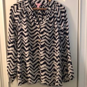 Lilly Elsa Top 100% Silk